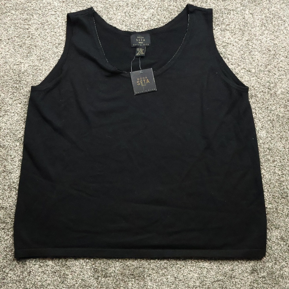 Black Sleeveless Tank Top